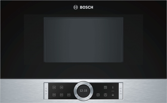 Picture of Bosch BFR634GS1 seriel 8 stainless steel built-in microwave