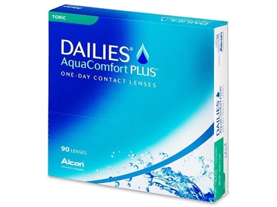 תמונה של עדשות מגע יומיות Dailies AquaComfort Plus Toric (90 pcs.)