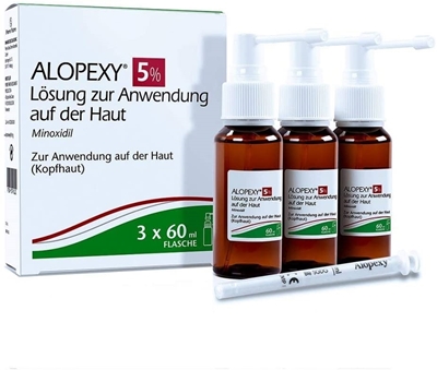 Picture of Alopexy 5%, 3x60 ml solution