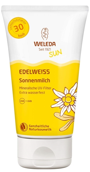 Изображение Weleda Edelweiss Sun Lotion SPF 30 150 ml