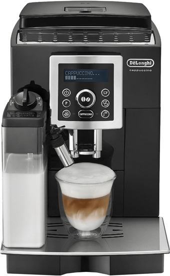 Picture of De'Longhi ECAM 23.466.Black, fully automatic coffee machine with milk system