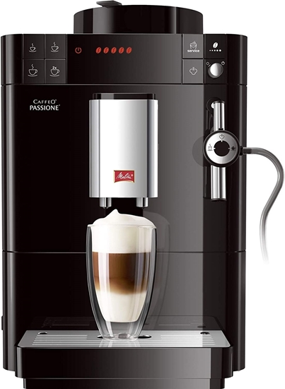Изображение Melitta Caffeo Passione F530-102, fully automatic coffee machine with auto-cappuccinatore system, black