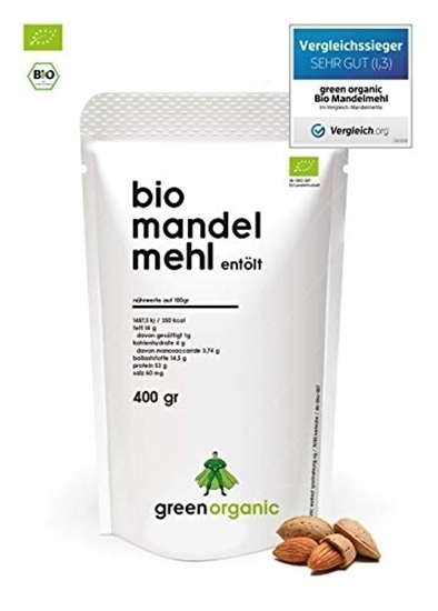 Изображение GreenOrganic: bio Almond Flour, 400g