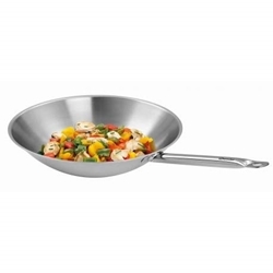 Picture of Bartscher wok pan stainless steel 36 cm (W385F)