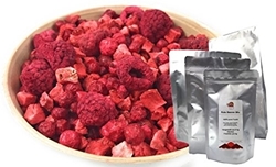 Изображение TALI Red Berries Mix 300 g - Freeze-dried fruits (strawberries, raspberries, currants)