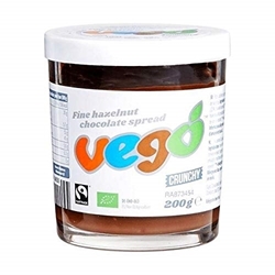 Picture of VEGO - Fine hazelnut chocolate spread (crunchy) - ORGANIC. VEGAN. (200 g)