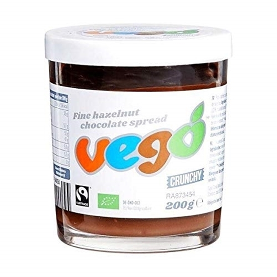 Изображение VEGO - Fine hazelnut chocolate spread (crunchy) - ORGANIC. VEGAN. (200 g)