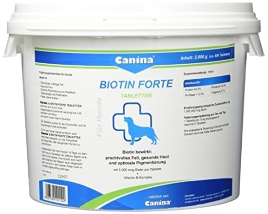 Picture of Canina Biotin Forte Tablets for dogs, 1 Pack (1 x 2 kg)