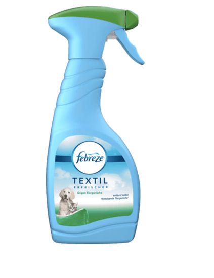 Изображение Febreze fabric Freshener against animal odors Spray Bottle