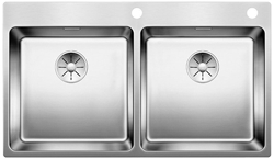 Изображение BLANCO Andano 400/400-IF / A Stainless steel sink InFino with pull knob 522998