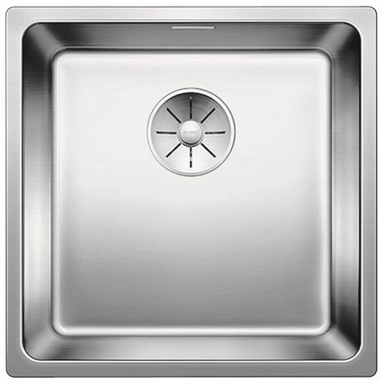 Изображение BLANCO Andano 400-IF stainless steel sink InFino silk gloss with pull button 522958