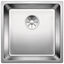 Изображение BLANCO Andano 400-IF stainless steel sink InFino silk gloss without pull knob 522957