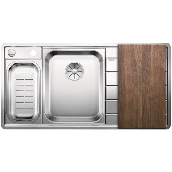 Picture of BLANCO AXIS III 6 S-IF Edition stainless steel sink left 522107