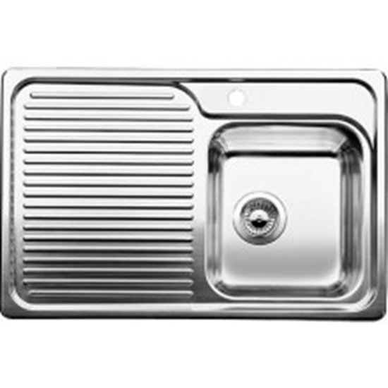 Изображение BLANCO CLASSIC 40 S stainless steel sink silk gloss basin right 511124