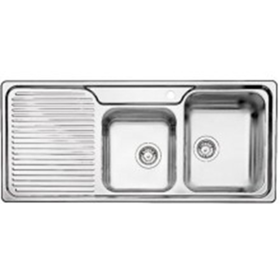 Изображение BLANCO CLASSIC 8 S stainless steel sink silk gloss basin right 507643