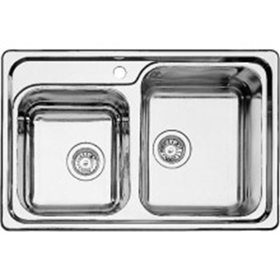 Picture of BLANCO Classic 8 stainless steel sink silk gloss 507543