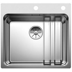 Picture of BLANCO Etagon 500-IF / A stainless steel sink silk gloss with pull knob 521748
