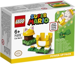 Изображение LEGO 71372 Super Mario Cat Mario Suit Expansion Set, Power-Up Pack, Climbing Wall Costume Visit the LEGO Store