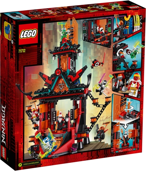 Изображение LEGO 71712 Ninja Empire Temple of Nonsense, Construction Set with 6 minifigures, Ninja Toy for Children