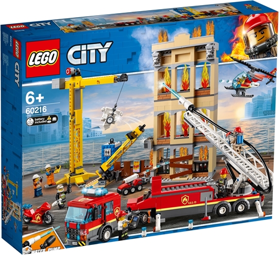 Изображение LEGO City 60216 Fire Department in the city