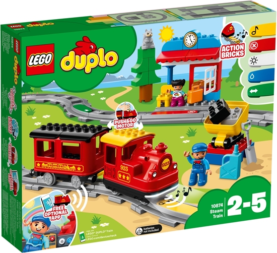 Изображение LEGO DUPLO Steam Railway 10874 Toy Train