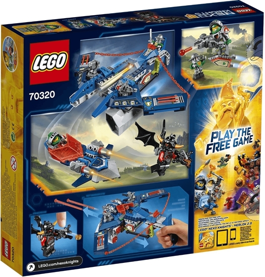 Изображение Lego NEXO KNIGHTS- Aaron Fox's Aero-Striker V2 (70320)