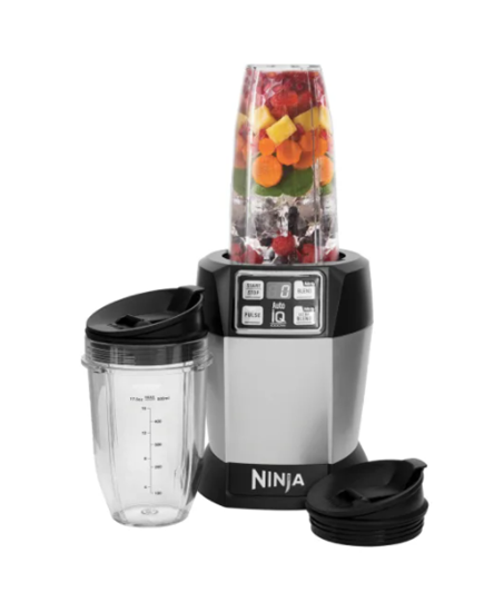 Picture of Nutri Ninja food processor with 1000W power and auto iQ - BL480EU