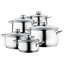 Изображение WMF 5 piece pots and pans cookware stainless steel provence plus induction