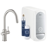 Изображение GROHE Blue Home Starter-Kit kitchen faucet with filter function, pull-out, C-spout