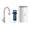 Picture of GROHE pillar tap / boiler GROHE Red Mono 30085 M-Size C-spout supersteel-30085DC1