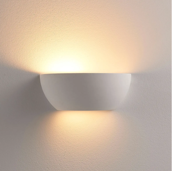 Изображение LINDBY Jimmy - LED wall lamp with Easydim function, plaster