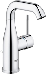Изображение Grohe Essence single lever basin mixer with swivel spout, M-Size with pop-up waste set, chrome  23462001