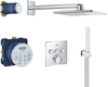 Picture of Grohe Grohtherm SmartControl | Shower and Shower Systems - Shower System | Flush-mounted system with Rainshower 310 Smartactive overhead shower | 34706000