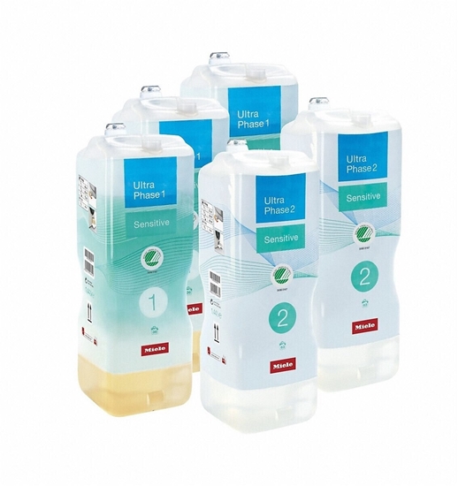 Изображение Set Sensitive Miele UltraPhase 1 and 2 Sensitive Half-Year Supply Miele Sensitive Detergent