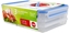 Picture of Emsa Healthy Freshness ("Gesunde Frische") 508556 Clip & Close Cold-Cuts Food Container Box 3 x 1 L