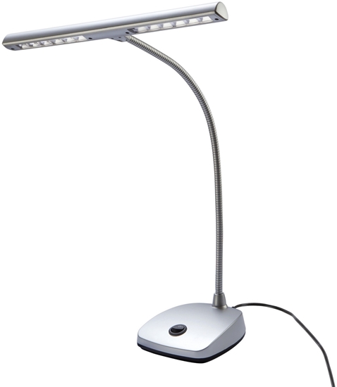Picture of König & Meyer 12297 LED piano light - silver