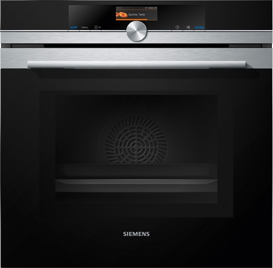 Изображение  Siemens iQ700 HM676G0S1 oven with integrated microwave