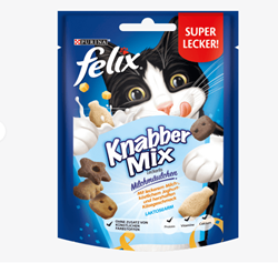 תמונה של חטיף לחתולים, פיות חלב KnabberMix, 60 גרם