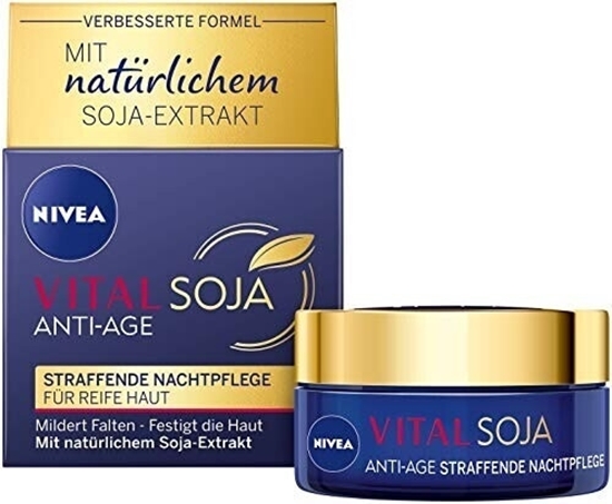 Изображение NIVEA Vital Soy Anti-Ageing Firming Night Cream (50 ml)