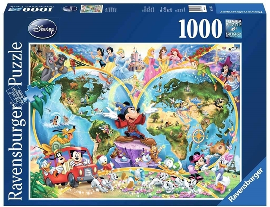 Picture of Ravensburger 15785 Disney's World Map