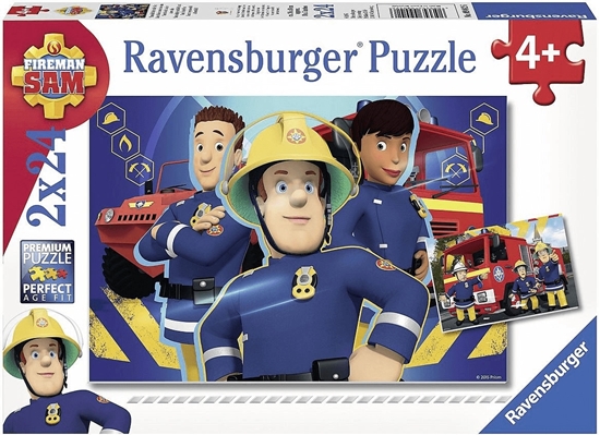 Изображение Ravensburger children's puzzle - Fireman Sam (Ravensburger 09042)