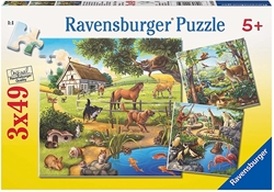 Picture of Ravensburger Forest, zoo, Pets +5 3X49 