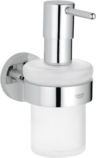 Picture of Grohe Essentials | BADACCESSOIRES - Soap dispenser | with holder | 40448001