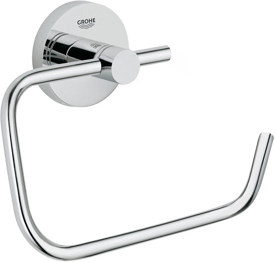 Изображение Grohe Essentials Bathroom Accessory Toilet Paper Holder (Without Lid) chrome, 40689001