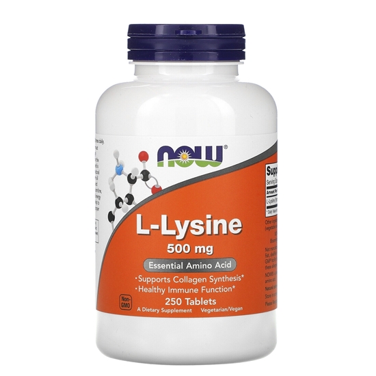 תמונה של 500 מ"ג 250 כמוסות Now Foods L-Lysine