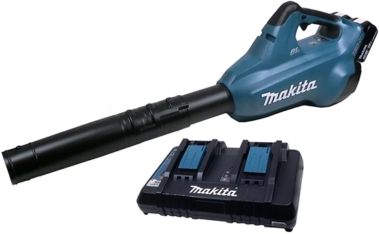 Picture of Makita DUB362PT4 Leaf Blower + 2 Batteries 5 Ah and Dual Charger