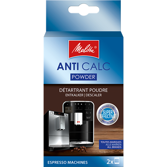 Изображение Melitta Anti Calc powder for fully automatic coffee machines, 2 x 40g