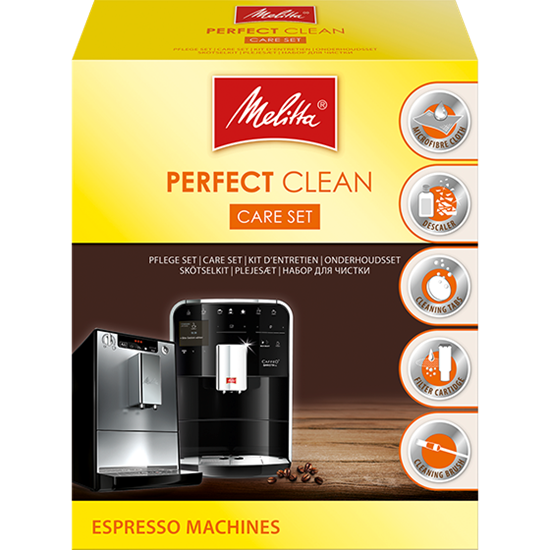 תמונה של ערכת טיפול נקי מושלם למכונות קפה אוטומטיות לחלוטין Melitta