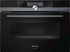 תמונה של תנור בנוי קומפקטי משולב מיקרו סימנס דגם CN878G4B6  בצבע שחור