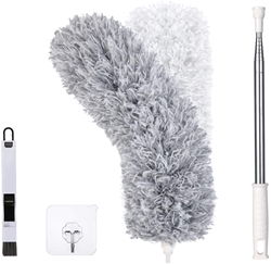 Picture of Vicloon Telescopic Duster, Microfiber Duster, Dust Brush, Colour: Gray